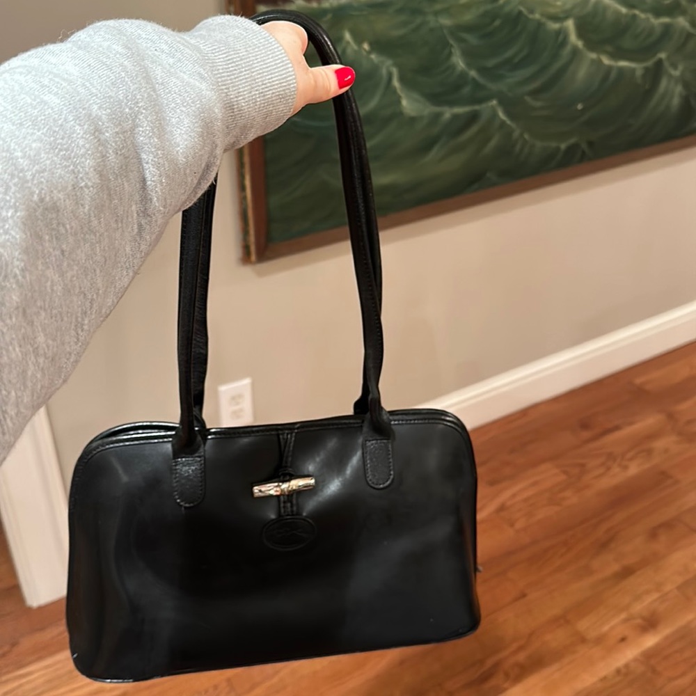 Longchamp Leather Shoulder Bag